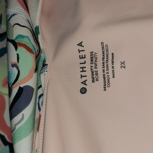 Athleta Pink Floral Racerback Mini Dress - Picture 5 of 7